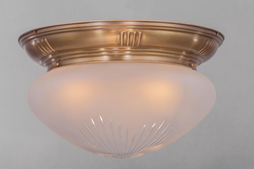 PRAGUE 30/2 - Brass ceiling light by Patinas Lighting - view 3